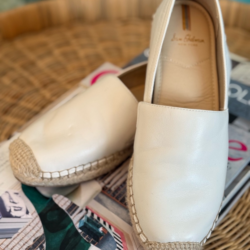 Sam Edelman Elegant Cream Espadrilles Sz 8.5 - Picture 2 of 10